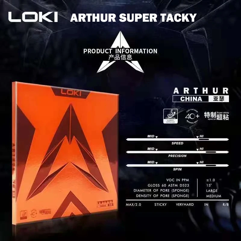 Karet Tenis Meja LOKI ARTHUR A - Table Tennis Loki ulasan dan harga