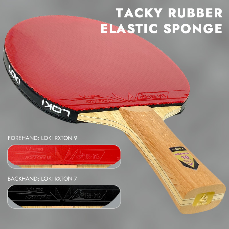 LOKI DRAGON 10 STAR raket teni - Table Tennis Zhang Jike ulasan dan harga