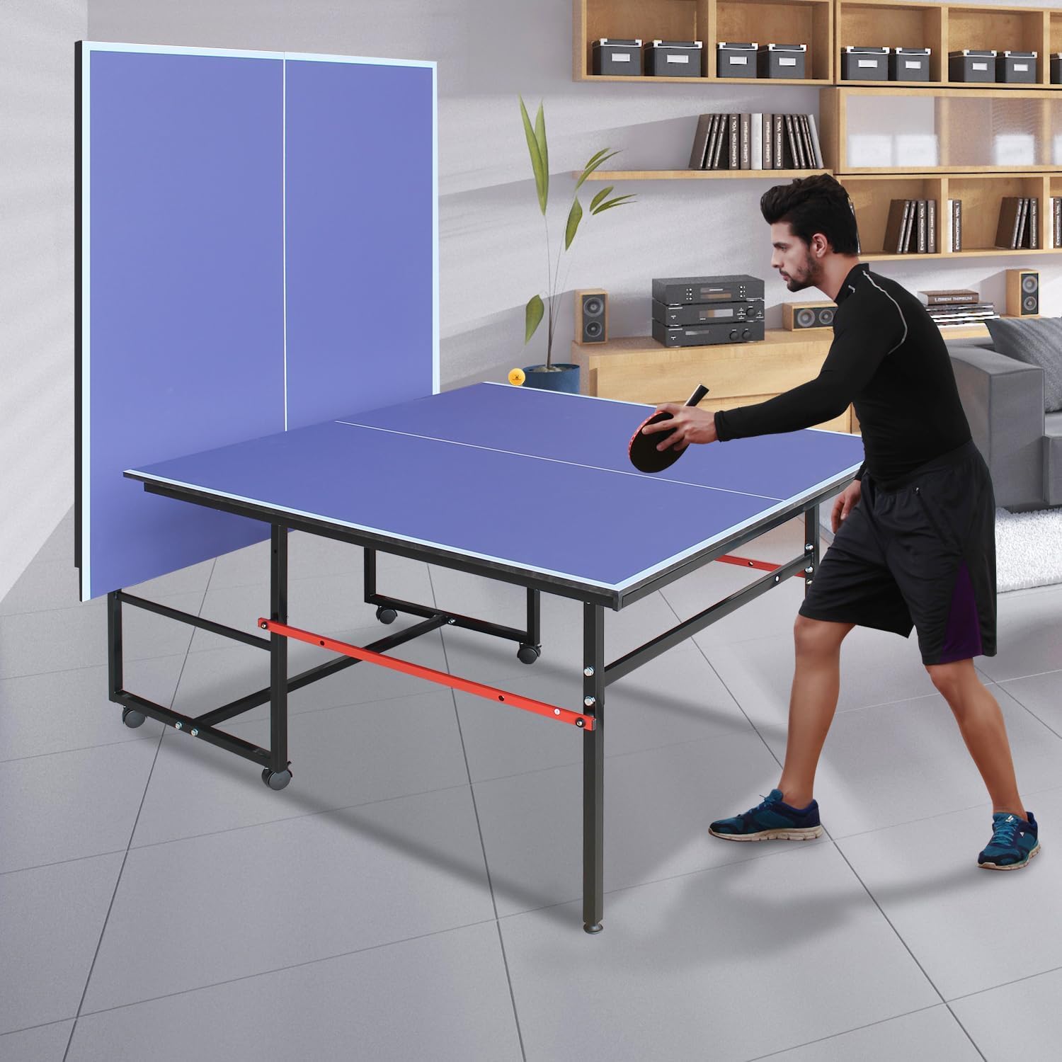 Meja Ping Pong Portabel 8 kaki - Table Tennis Olympics ulasan dan harga