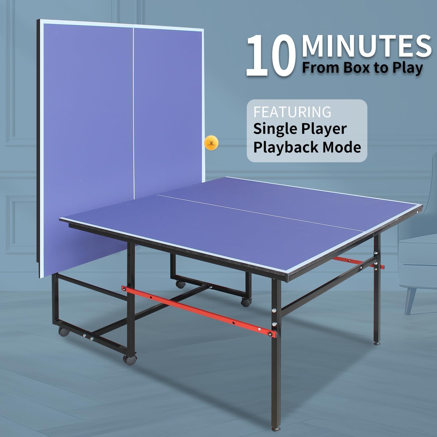 Meja Ping Pong Portabel 8 kaki - Table Tennis Olympics ulasan dan harga
