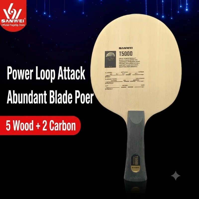 1 Buah Pisau Tenis Meja SANWEI - Table Tennis Loki ulasan dan harga