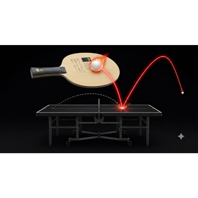 1 Buah Pisau Tenis Meja SANWEI - Table Tennis Loki ulasan dan harga
