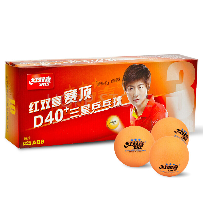 DHS 3-Star D40 + Bola Tenis Me - Table Tennis Olympics ulasan dan harga