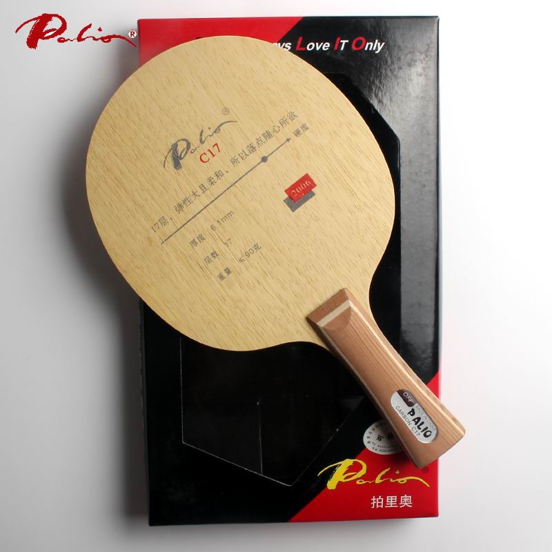 Raket tenis meja Palio C17, bi - Table Tennis Racket ulasan dan harga