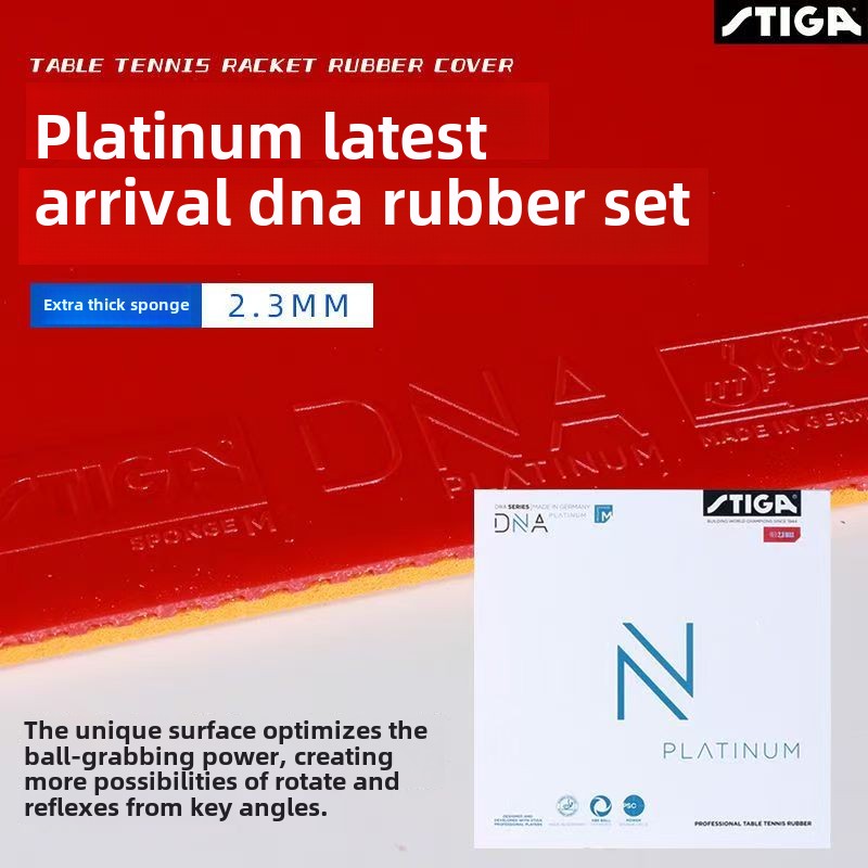 STIGA DNA Naga Merah Tenis Mej - Table Tennis Zhang Jike ulasan dan harga