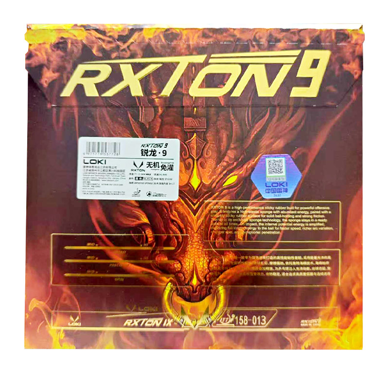 LOKI RXTON 9 Karet Tenis Meja  - Table Tennis Loki ulasan dan harga
