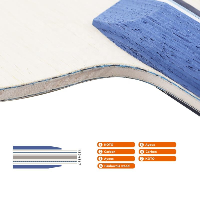 1 Buah Pisau Tenis Meja Serat  - Table Tennis Racket ulasan dan harga